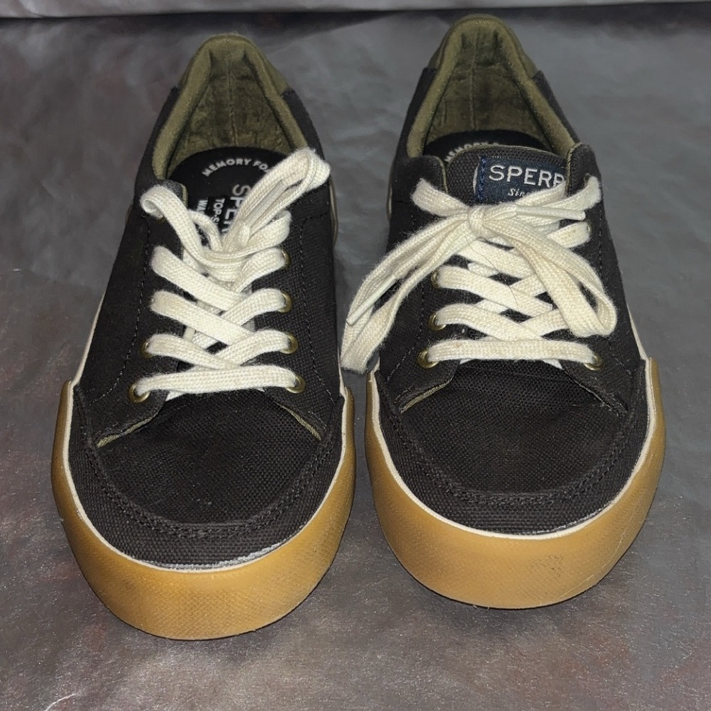 SPERRY Kids Hardbor Tide Shoes Sz 1 Black